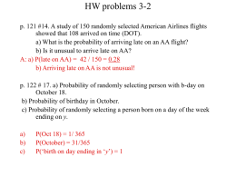 HW problems 3-2
