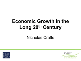 Economic Growth in the Long 20th Century by Nicholas Crafts