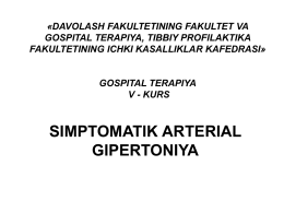 gospital terapiya v - kurs simptomatik arterial gipertoniya