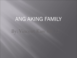 ANG FAMILY TREE KO