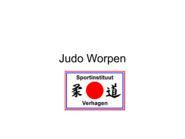Judo Worpen - Sportinstituut Verhagen