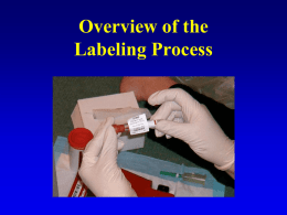 Oman - Overview of the Labeling Process