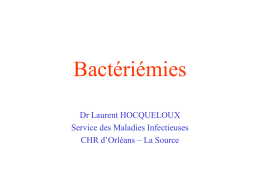 Bactériémies