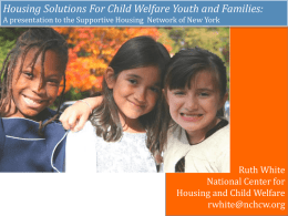 PowerPoint - Supportive Housing Network of New York