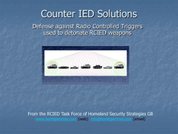 Counter IED Solutions