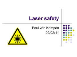Laser safety