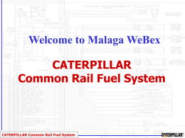 CATERPILLAR Common Rail Fuel System