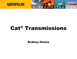 Cat® Transmissions - Caterpillar Oil & Gas: Home