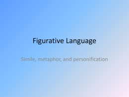 Figurative Language Notes