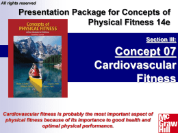 07 - Cardiovascular Fitness