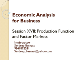 Session17-ProductionFunctionandFactorMarket