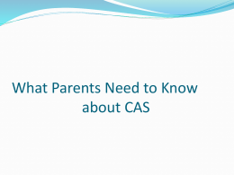 CAS for parents-1