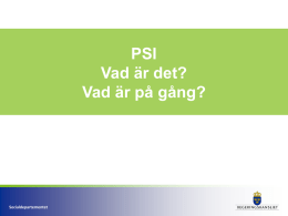 01 PSI-lagen och direktivet, Socialdepartementet, Gustaf Johnss&eacute;n