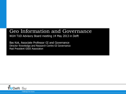 Geo Information and Governance