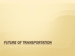 Future of Transportation