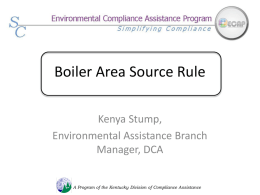 Boiler MACT\Area Source Rule - Kentucky Forest Industries
