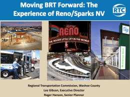 Lee G. Gibson - the National Bus Rapid Transit Institute
