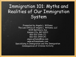 Immigration101 - The Law Offices of Angela L. Williams, LLC