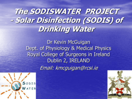 The Sodiswater Project