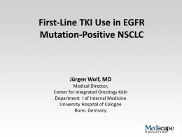 First-Line TKI Use in EGFR Mutation-Positive NSCLC