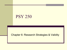 Lecture 6 - Dr. Jennifer Vonk