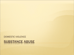 SUBSTANCE-ABUSE-and-DV - Abuse Counseling & Treatment