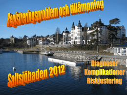 Grupp 1 - Svenska intensivv&aring;rdsregistret