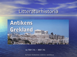 PPT-Antikens-litteratur