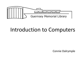 Slide 1 - Guernsey Memorial Library