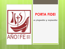 PORTA FIDEI - Bienvenido a la Parroquia San Pedro de Las Condes