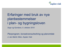 Planprogram/KU/Planomtale - Sogn og Fjordane fylkeskommune