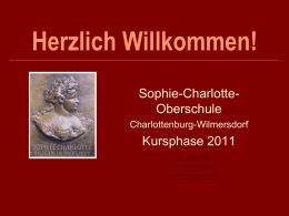 PowerPoint-Präsentation - der Sophie-Charlotte