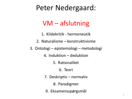 Afslutning - Peter Nedergaard