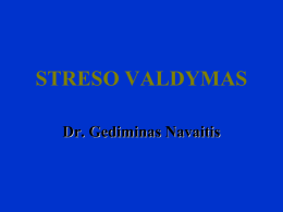 STRESO VALDYMAS
