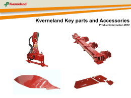 Kv Key parts and Accessories