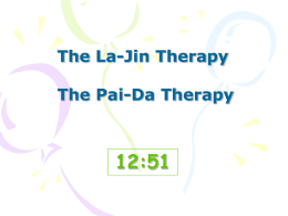 La-Jin Therapy and Pai