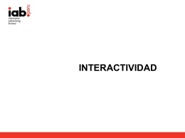 Qué es interactividad?