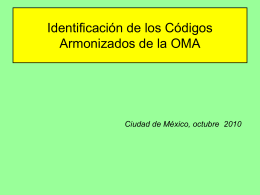 Identificacion de los Codigos Armonizados de la OMA_day2_4