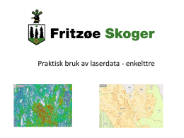 Lasertakst Fritzøe Skoger