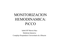 PiCCO - Complejo Hospitalario Universitario de Albacete