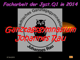Farbeit-Jgst-Q1-2014 - Ganztagsgymnasium Johannes Rau