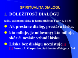 Spiritualita dialógu