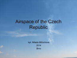 Airspace of the Czech republic