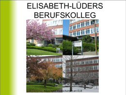 Berufliches Gymnasium - Elisabeth-Lüders