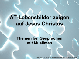 AT Lebensbilder Vorschattungen auf Jesus hin