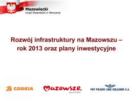 Rozwój infrastruktury na Mazowszu