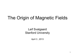 The-Origin-of-Magnetic-Fields