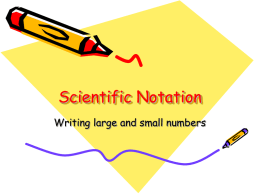 Scientific Notation- Calculator