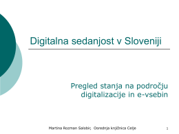 Digitalna sedanjost v Sloveniji