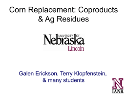 Corn Replacement